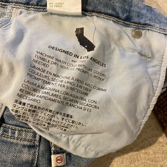 AG ex-boyfriend slouchy slim. Distressed. - Picture 4 of 7